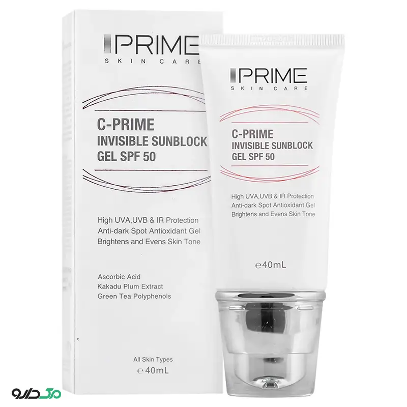 ژل ضد آفتاب حاوی ویتامین سی پریم